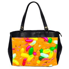 Vibrant Jelly Bean Candy Oversize Office Handbag (2 Sides) by essentialimage