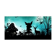 Litte Fairy With Deer In The Night Yoga Headband by FantasyWorld7