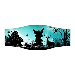 Litte Fairy With Deer In The Night Stretchable Headband by FantasyWorld7