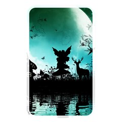 Litte Fairy With Deer In The Night Memory Card Reader (rectangular) by FantasyWorld7