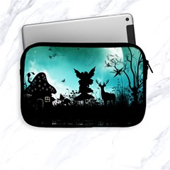 Litte Fairy With Deer In The Night Apple Ipad Mini Zipper Cases by FantasyWorld7