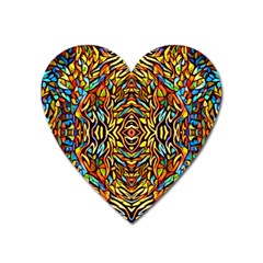 Abstract 26 Heart Magnet by ArtworkByPatrick