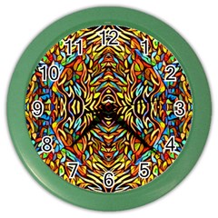 Abstract 26 Color Wall Clock