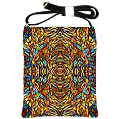 Abstract 26 Shoulder Sling Bag by ArtworkByPatrick