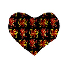 Dragon 4 Standard 16  Premium Heart Shape Cushions