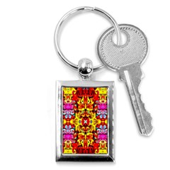 Abstract 27 Key Chain (rectangle) by ArtworkByPatrick