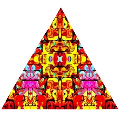 Abstract 27 Wooden Puzzle Triangle