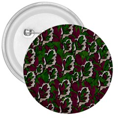 Green Fauna And Leaves In So Decorative Style 3  Buttons by pepitasart