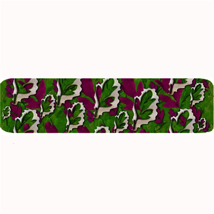 Green Fauna And Leaves In So Decorative Style Large Bar Mats