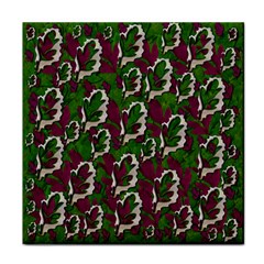 Green Fauna And Leaves In So Decorative Style Face Towel by pepitasart