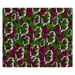 Green Fauna And Leaves In So Decorative Style Double Sided Flano Blanket (Small)  50 x40  Blanket Front