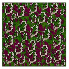 Green Fauna And Leaves In So Decorative Style Large Satin Scarf (square) by pepitasart