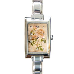 Rose Flower 2507641 1920 Rectangle Italian Charm Watch by vintage2030