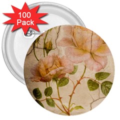 Rose Flower 2507641 1920 3  Buttons (100 Pack)  by vintage2030