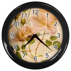 Rose Flower 2507641 1920 Wall Clock (black) by vintage2030