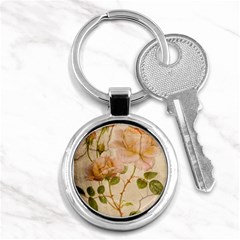 Rose Flower 2507641 1920 Key Chain (round) by vintage2030