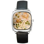 Rose Flower 2507641 1920 Square Metal Watch Front