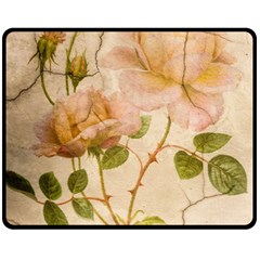 Rose Flower 2507641 1920 Fleece Blanket (medium)  by vintage2030