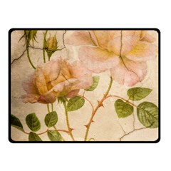 Rose Flower 2507641 1920 Fleece Blanket (small) by vintage2030