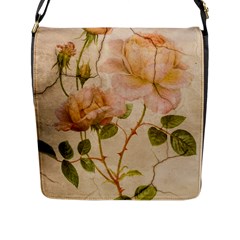 Rose Flower 2507641 1920 Flap Closure Messenger Bag (l) by vintage2030