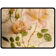 Rose Flower 2507641 1920 Double Sided Fleece Blanket (large)  by vintage2030