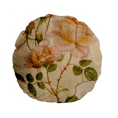 Rose Flower 2507641 1920 Standard 15  Premium Flano Round Cushions by vintage2030