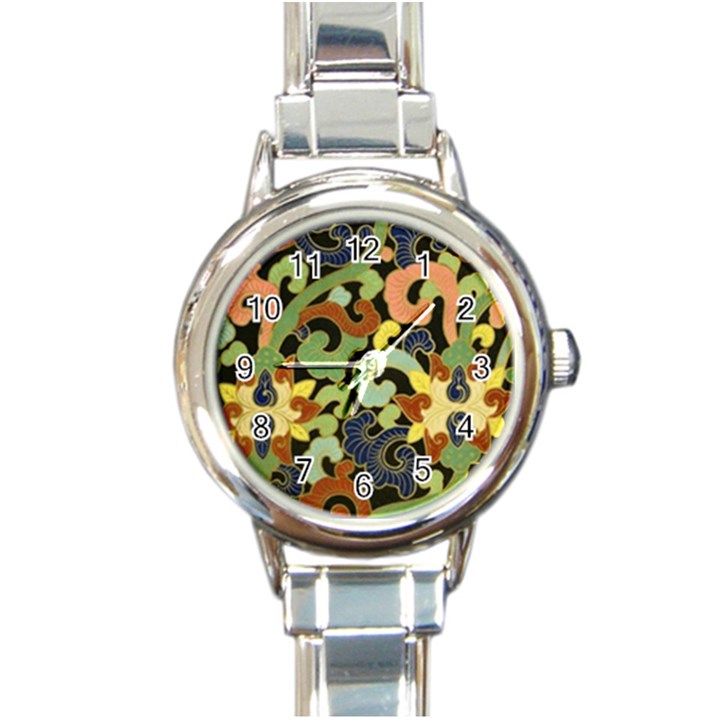 Abstract 2920824 960 720 Round Italian Charm Watch