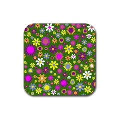 Abstract 1300667 960 720 Rubber Coaster (square)  by vintage2030