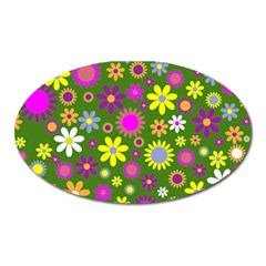 Abstract 1300667 960 720 Oval Magnet by vintage2030