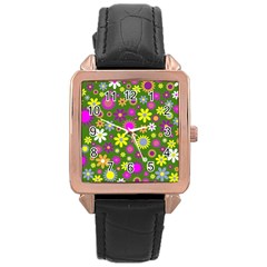 Abstract 1300667 960 720 Rose Gold Leather Watch 