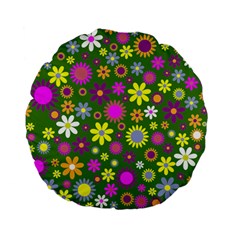 Abstract 1300667 960 720 Standard 15  Premium Flano Round Cushions by vintage2030