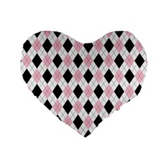 Argyle 316837 960 720 Standard 16  Premium Heart Shape Cushions by vintage2030