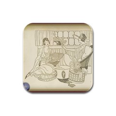 Vintage 979513 1280 Rubber Square Coaster (4 pack) 