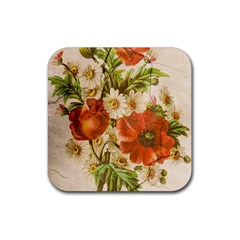 Poppy 2507631 960 720 Rubber Coaster (square)  by vintage2030