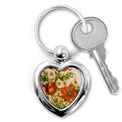 Poppy 2507631 960 720 Key Chain (heart) by vintage2030