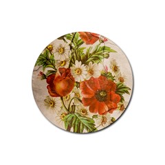 Poppy 2507631 960 720 Rubber Round Coaster (4 Pack)  by vintage2030