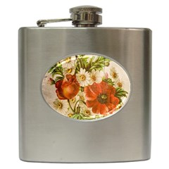 Poppy 2507631 960 720 Hip Flask (6 Oz) by vintage2030