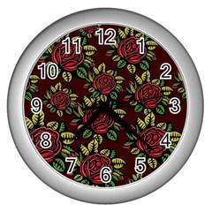 Seamless 1315301 960 720 Wall Clock (silver) by vintage2030