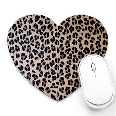 Leopard Heart Mousepads by vintage2030