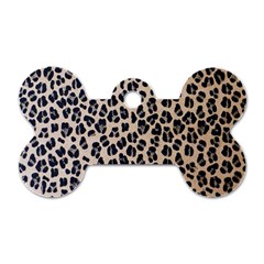 Leopard Dog Tag Bone (two Sides) by vintage2030