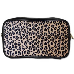 Leopard Toiletries Bag (two Sides) by vintage2030