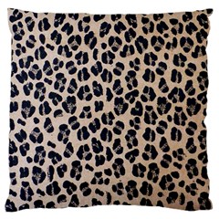 Leopard Standard Flano Cushion Case (one Side) by vintage2030