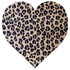 Leopard Wooden Puzzle Heart