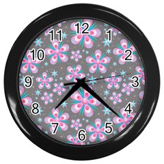 Seamless Pattern 1086662 960 720 Wall Clock (black) by vintage2030