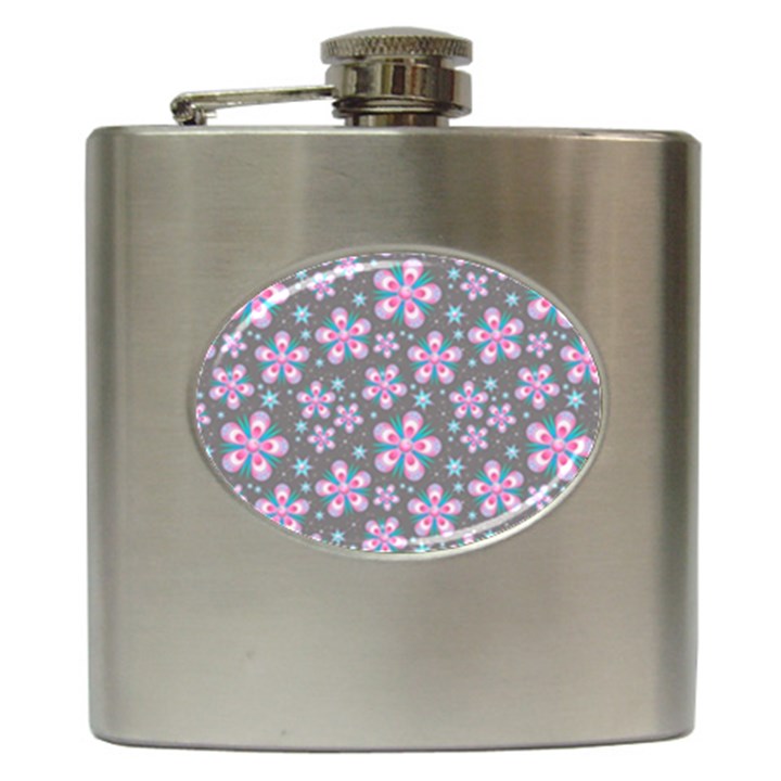 Seamless Pattern 1086662 960 720 Hip Flask (6 oz)