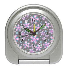 Seamless Pattern 1086662 960 720 Travel Alarm Clock by vintage2030