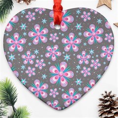 Seamless Pattern 1086662 960 720 Heart Ornament (two Sides) by vintage2030