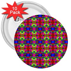 Abstract 28 3  Buttons (10 Pack)  by ArtworkByPatrick