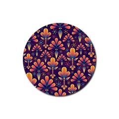 Abstract Background 2033523 960 720 Rubber Round Coaster (4 Pack)  by vintage2030