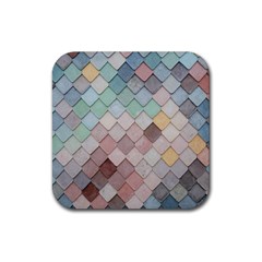 Tiles Shapes 2617112 960 720 Rubber Coaster (square)  by vintage2030